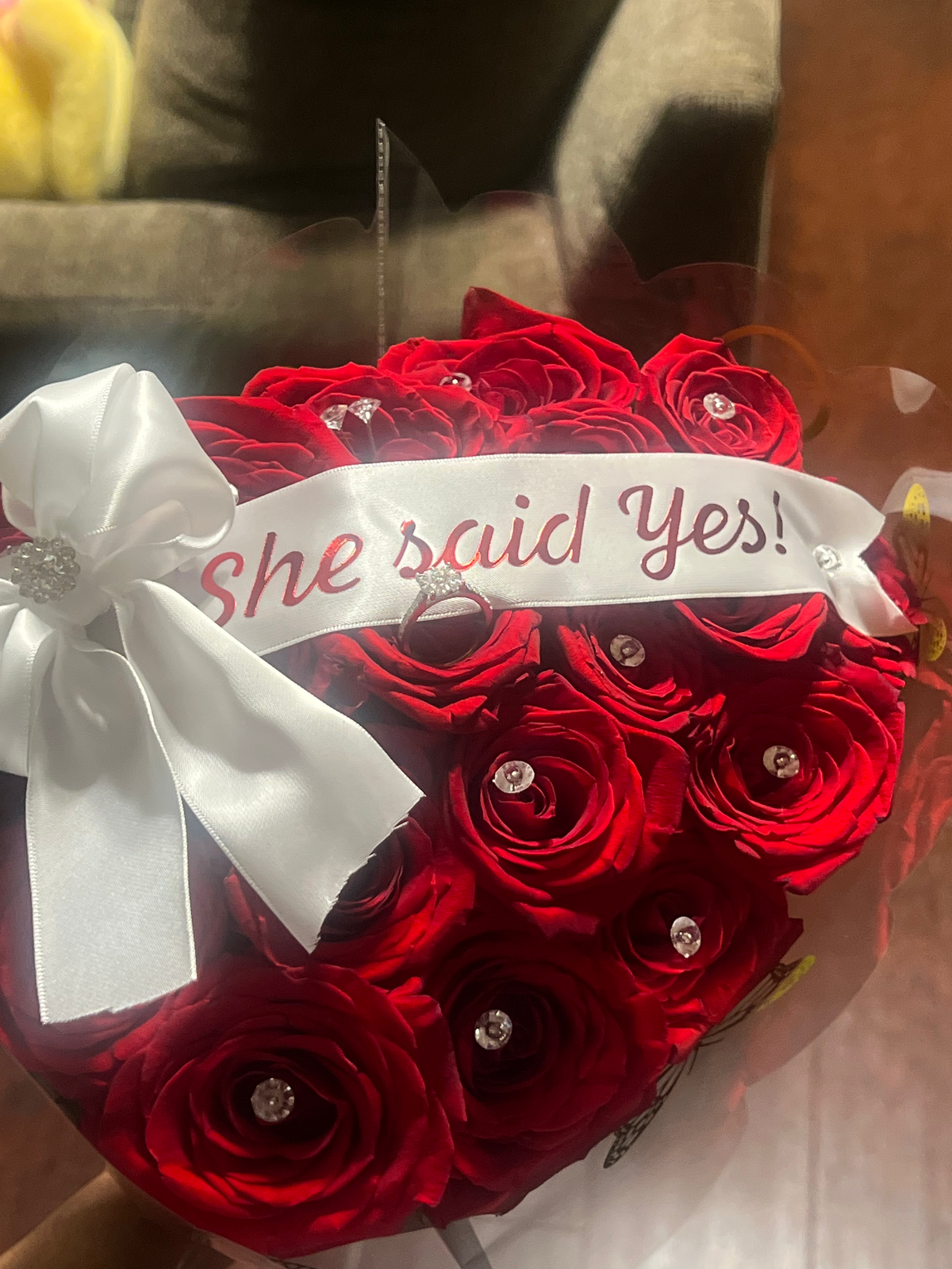 She Said Yes Bouquet by Bianca's Flowers