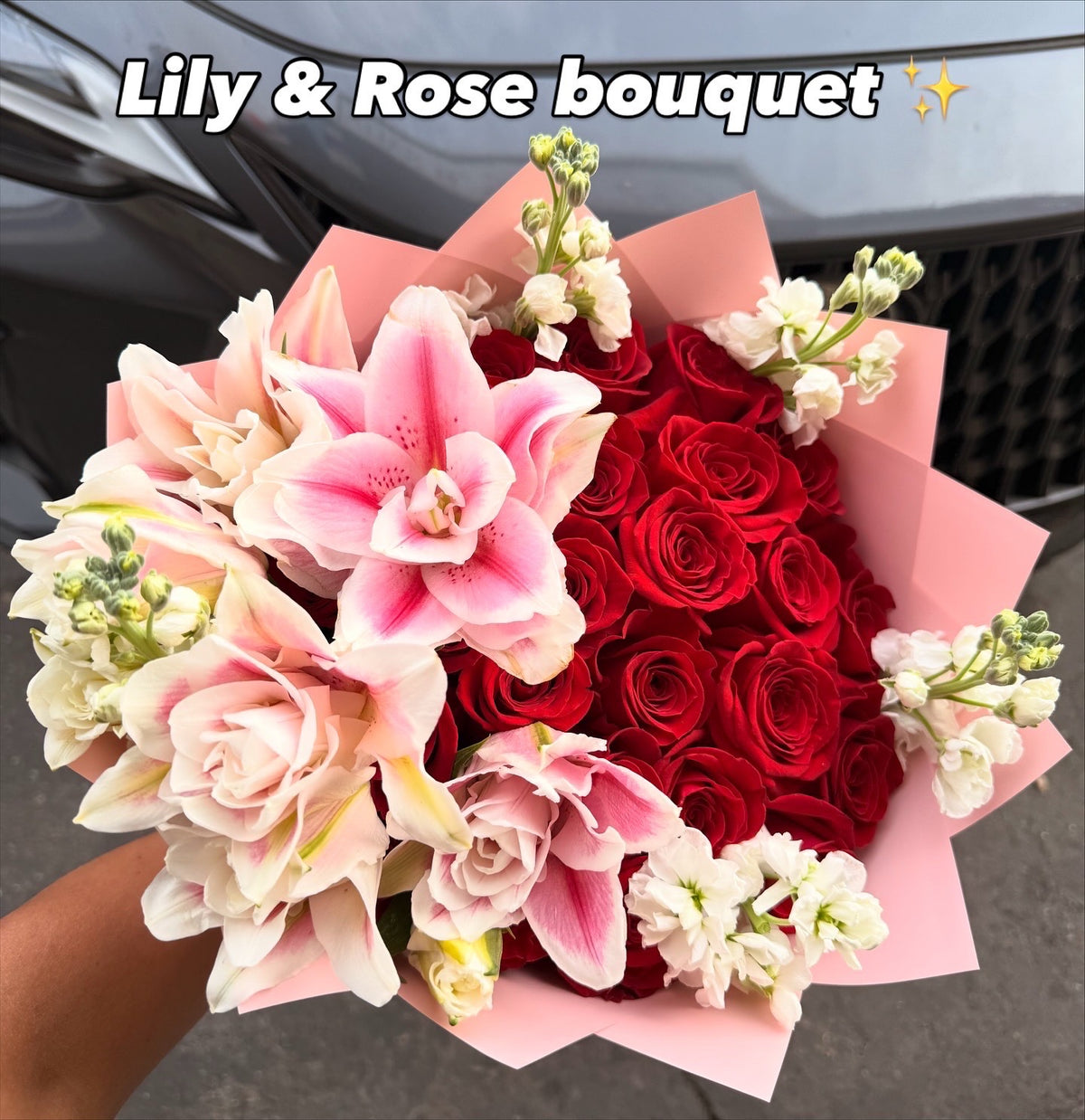 Lily Red Love by Bianca's Flowers