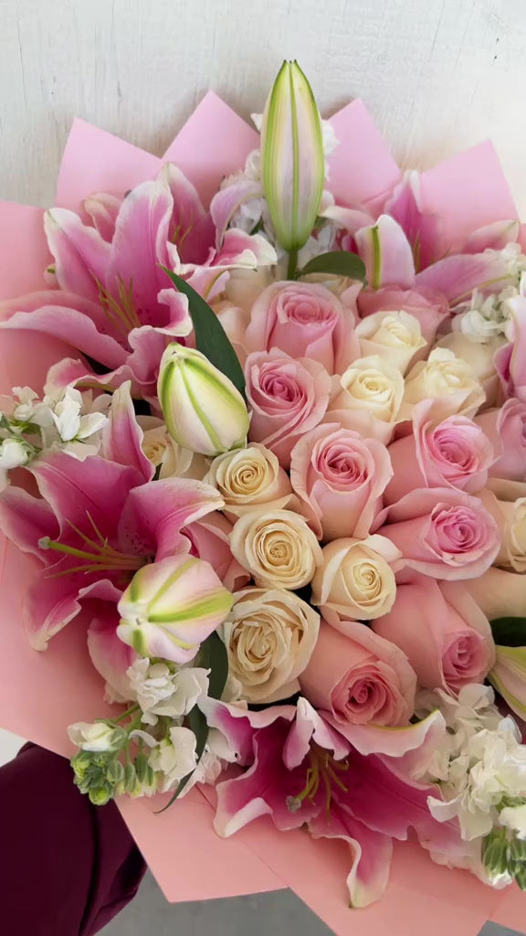 Lily bouquets by Bianca's Flowers