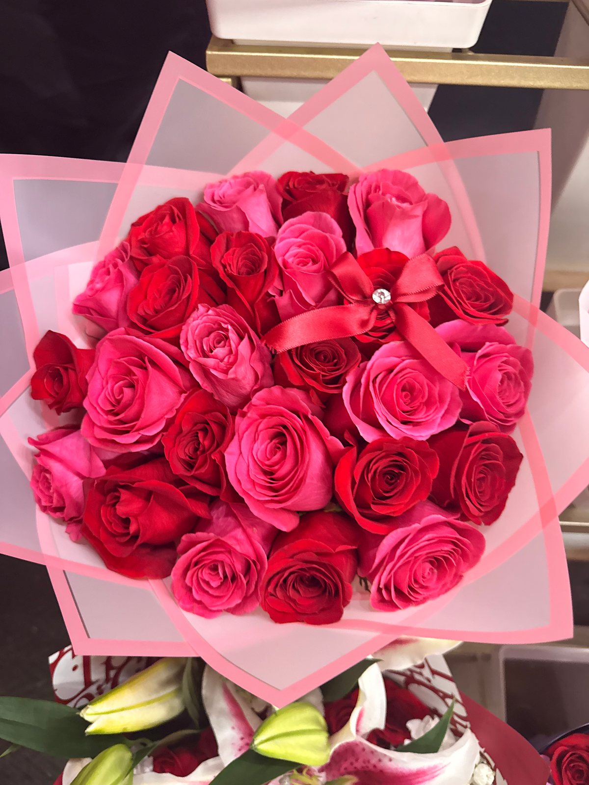 Pink Love Bouquet by Bianca's Flowers
