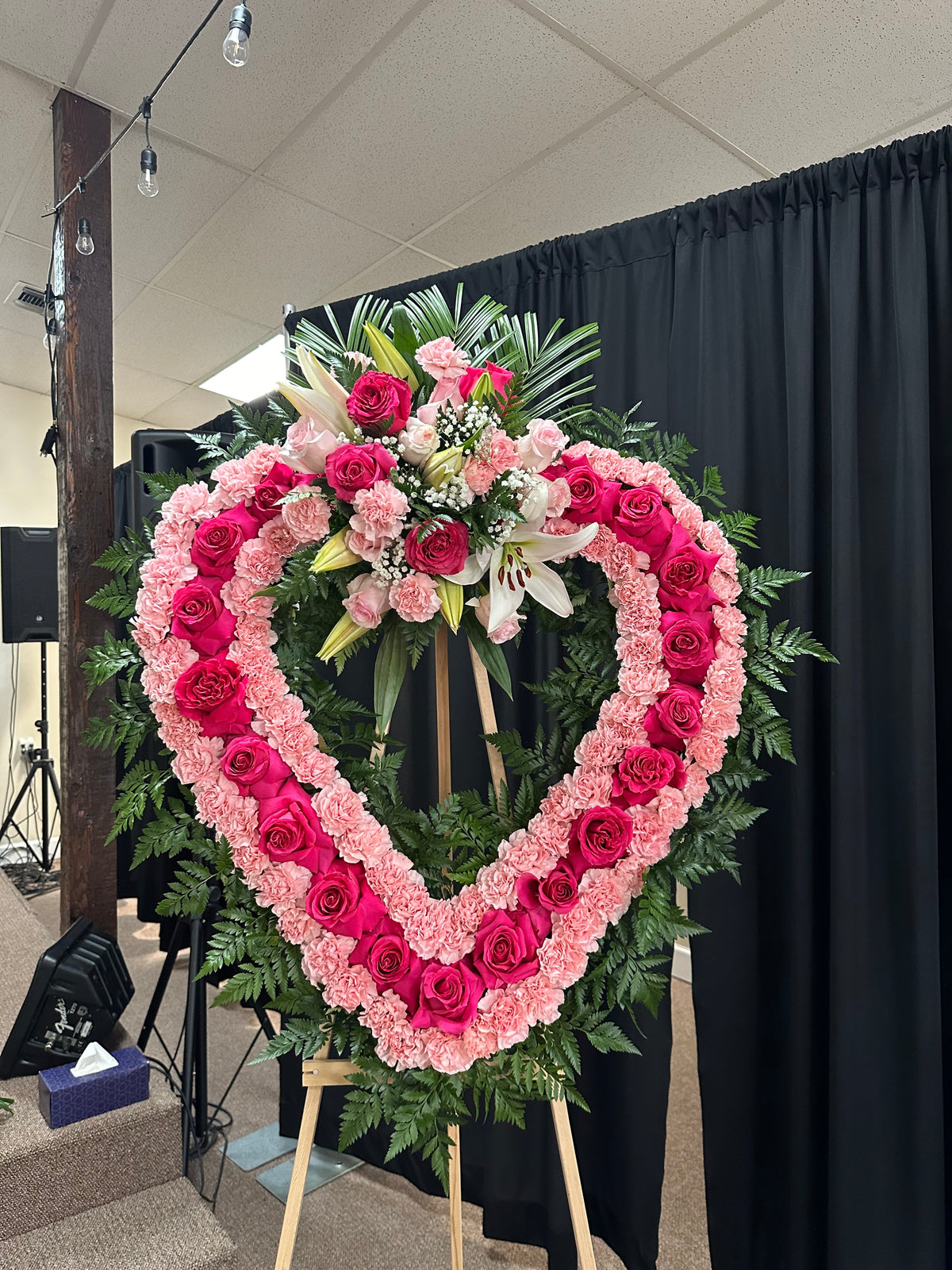 Pink Heart by Bianca's Flowers