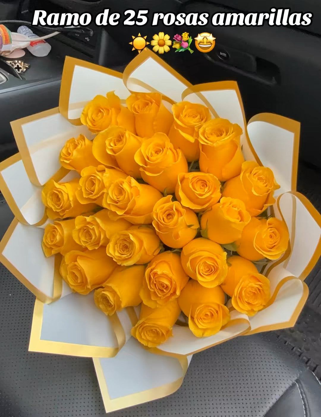 Yellow Rose Bouquet by Bianca's Flowers