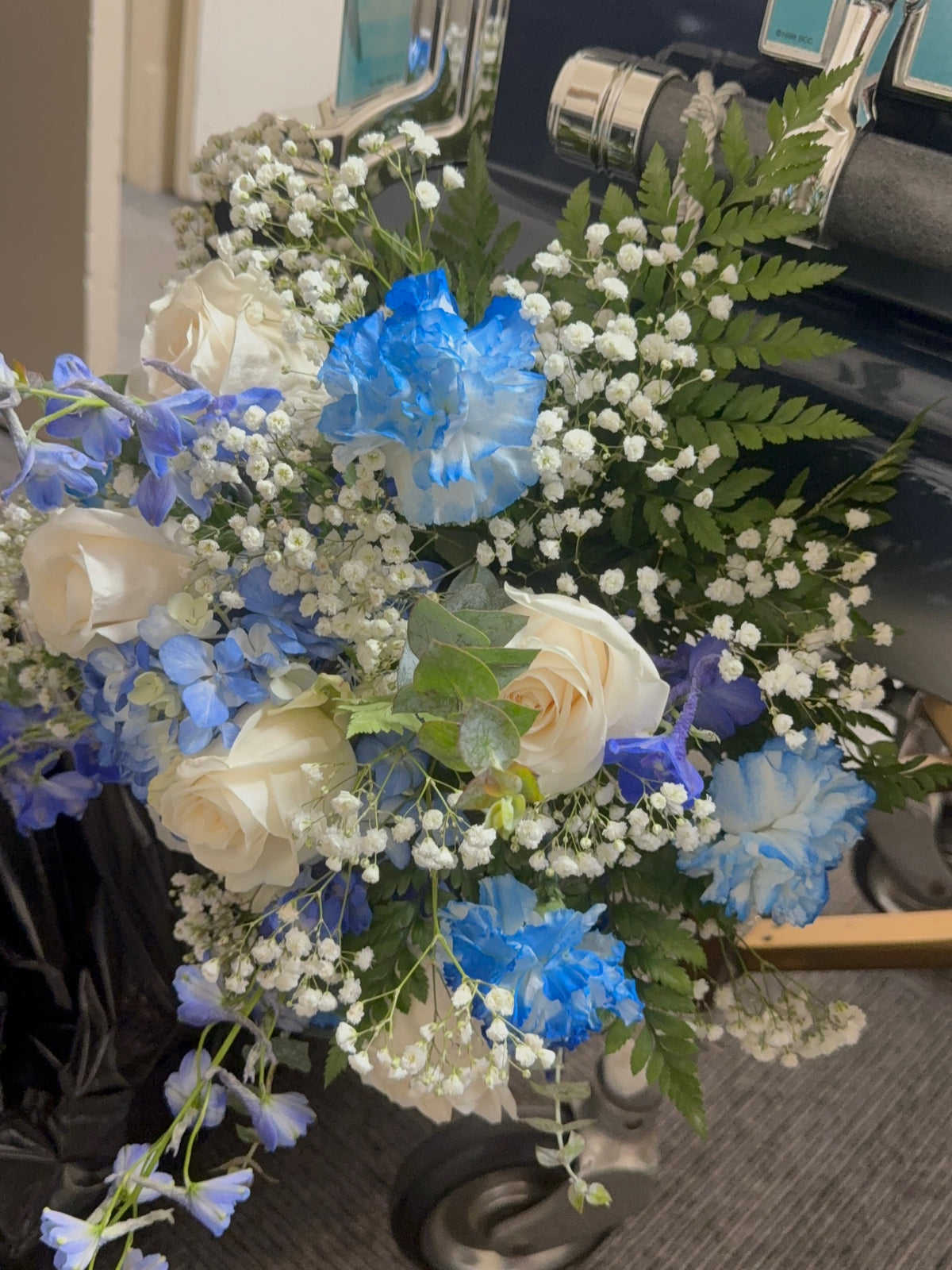 Casket Corner Flowers by Bianca's Flowers