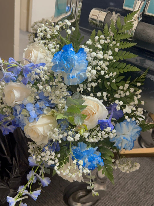 Casket Corner Flowers by Bianca's Flowers