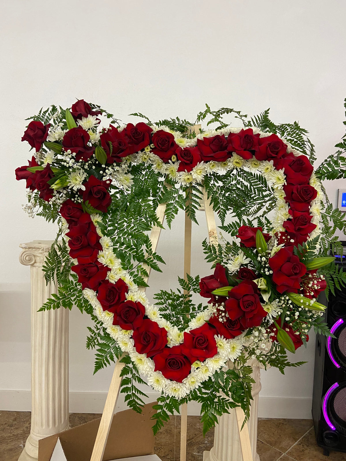 Heart Wreath by Bianca's Flowers