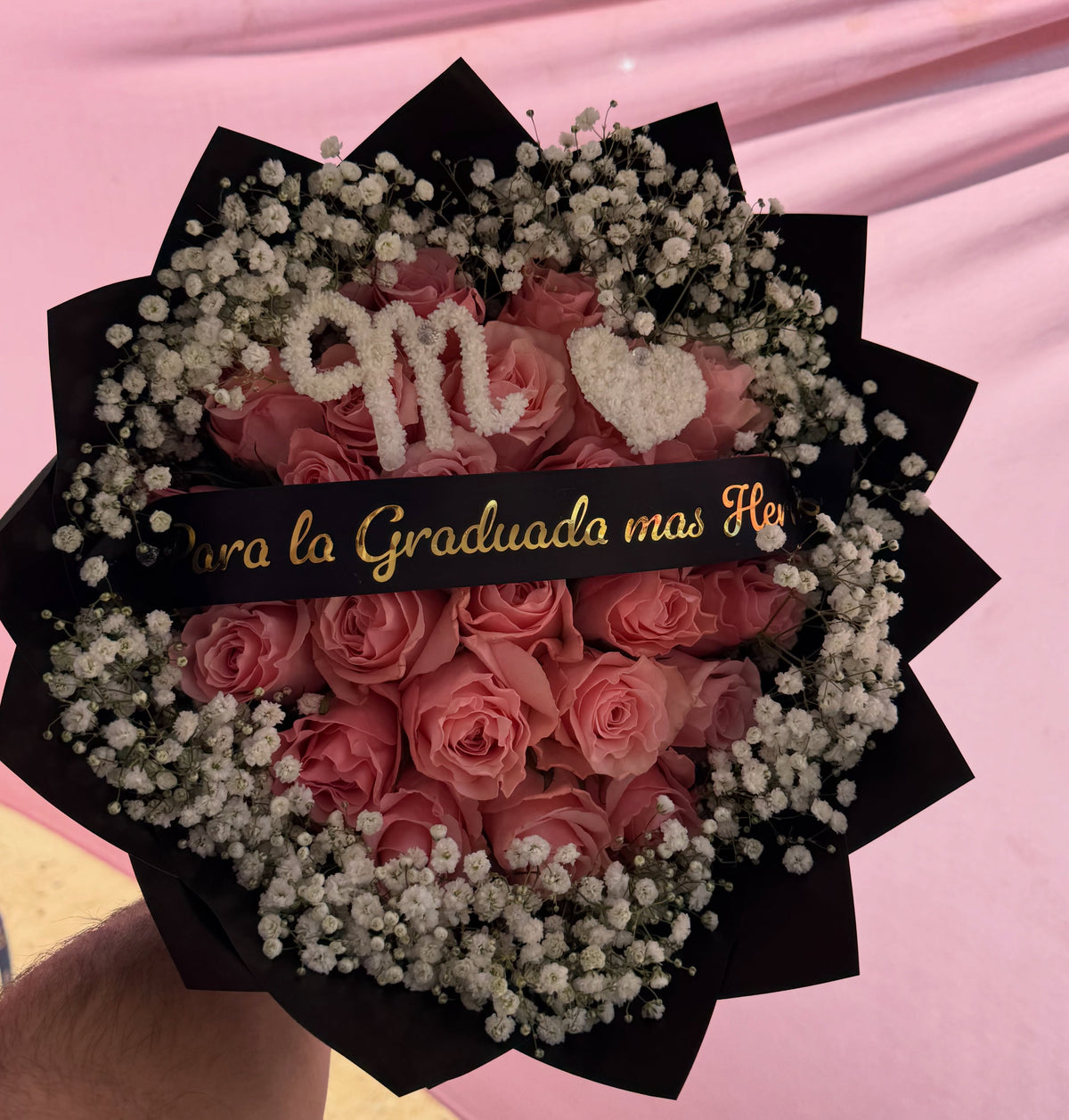 Pink Glow Bouquet by Bianca's Flowers
