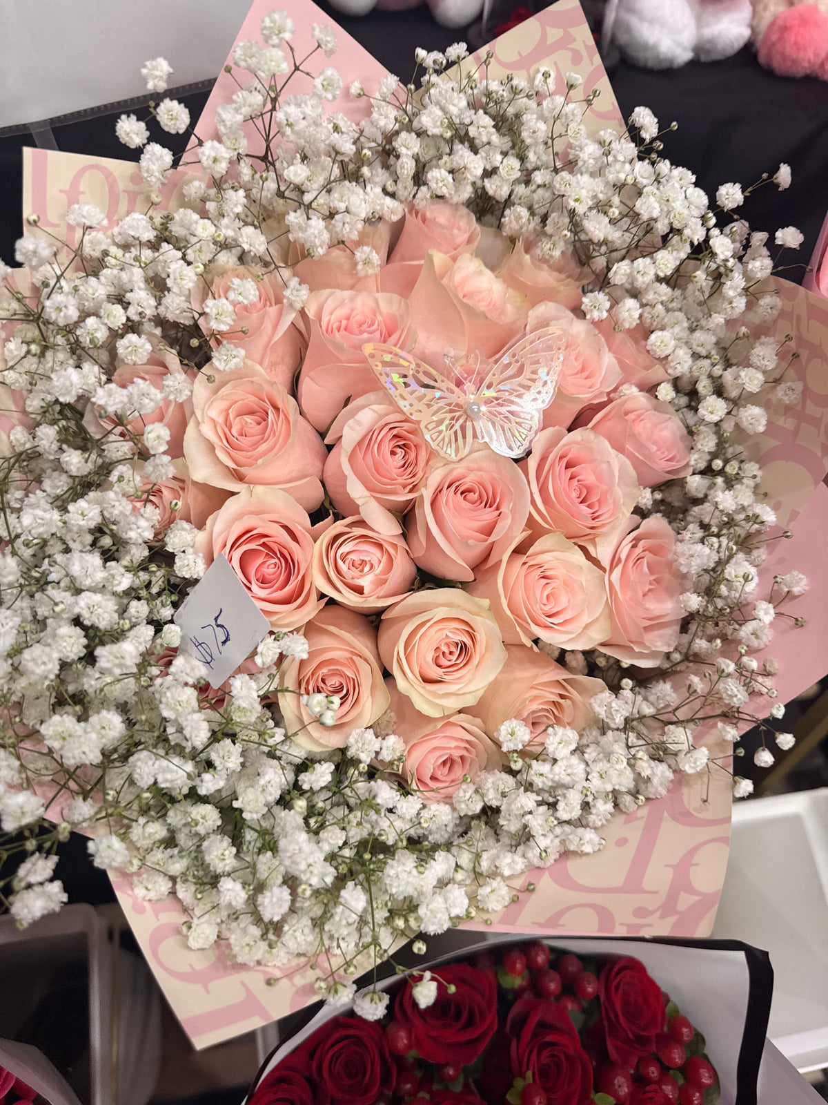 Pink Baby's Breath by Bianca's Flowers