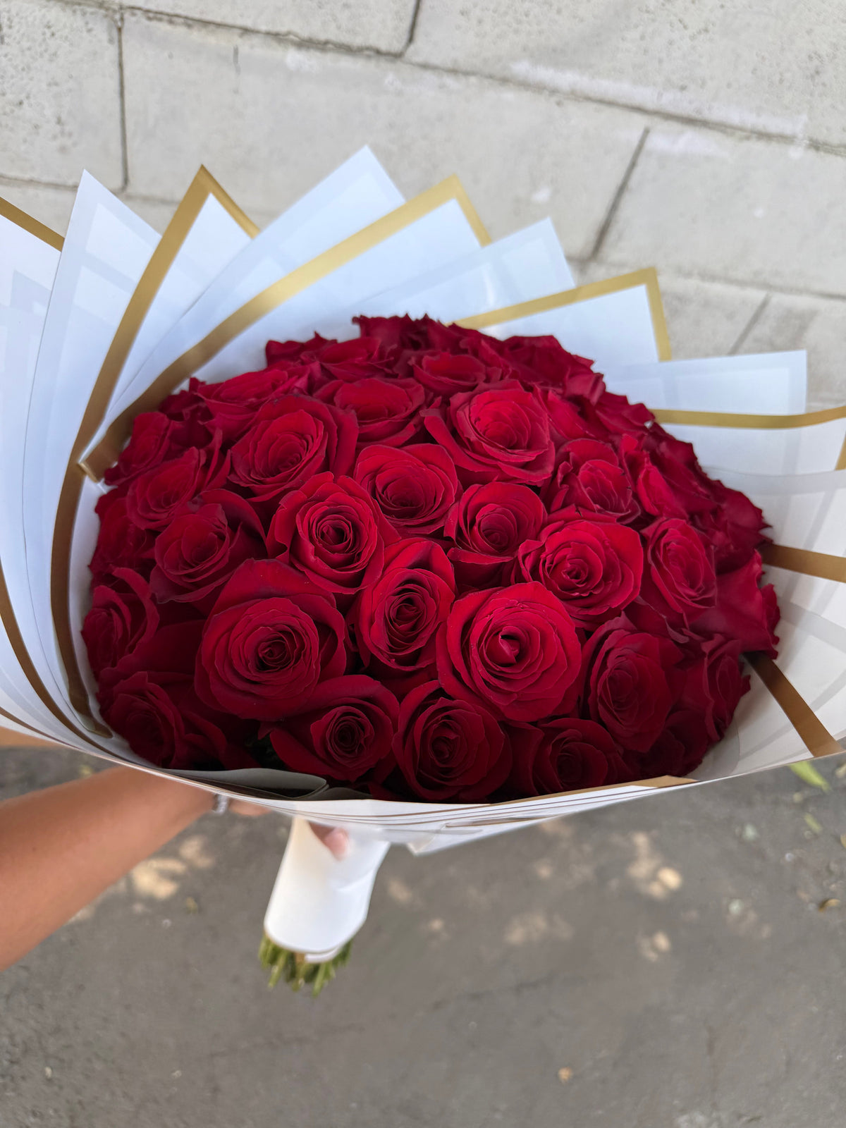 Red Rose Bloom by Bianca's Flowers